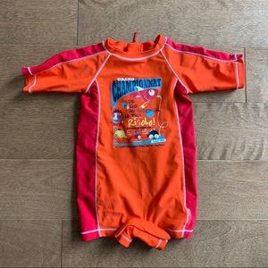 2/$10 SOURIS MINI Baby boys swimsuit 6-9m